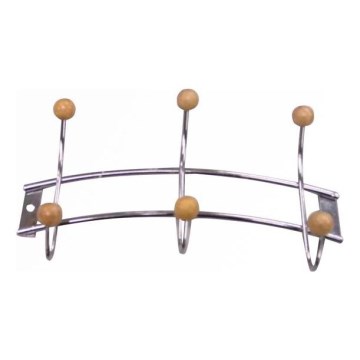Appendiabiti da parete 11,5x21 cm cromo lucido