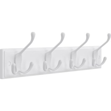 Appendiabiti da parete KATE 40x11x7 cm bianco