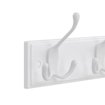Appendiabiti da parete KATE 40x11x7 cm bianco