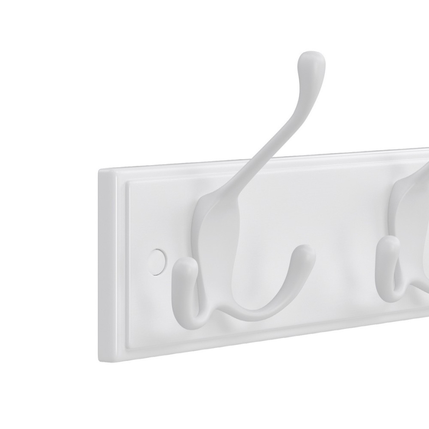 Appendiabiti da parete KATE 40x11x7 cm bianco