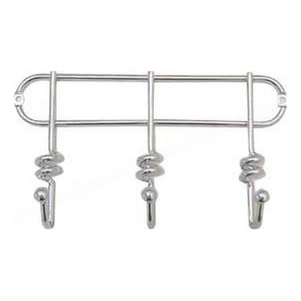 Appendiabiti da parete TWIST 13,3x25,3 cm cromo lucido
