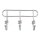 Appendiabiti da parete TWIST 13,3x25,3 cm cromo lucido