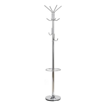 Appendiabiti da terra 30x181 cm cromo lucido
