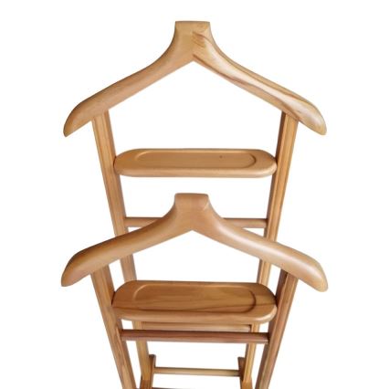 Appendiabiti da terra BIBI 33 x 120 x 46 cm, marrone