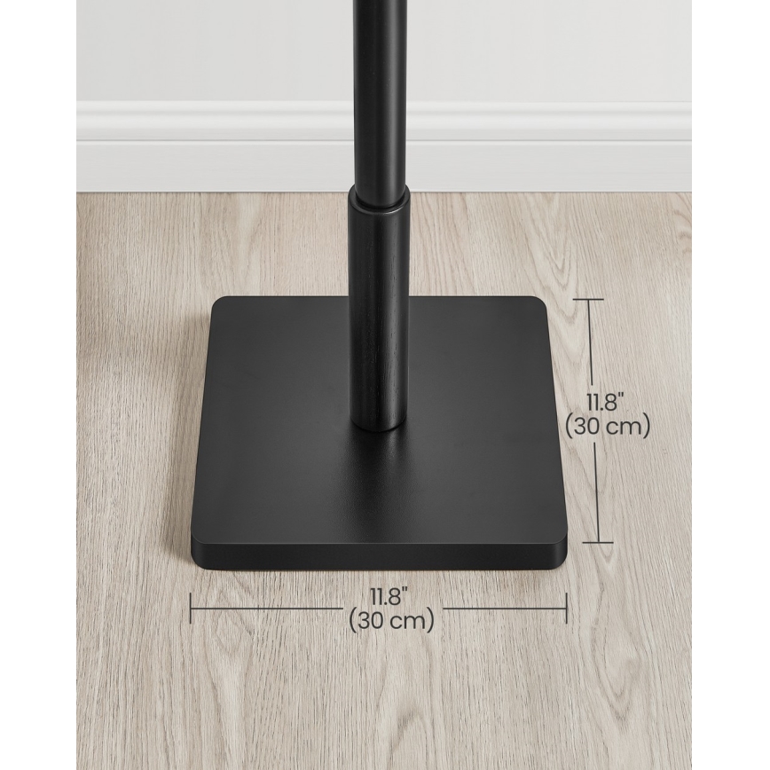 Appendiabiti da terra LINEA nero