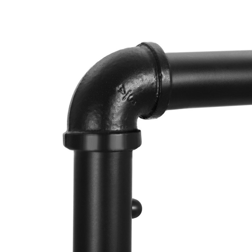 Appendiabiti da terra mobile LINEA marrone/nero