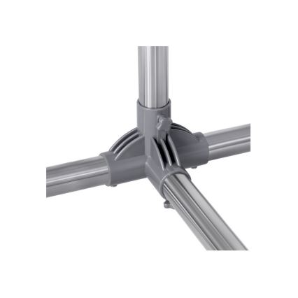 Appendiabiti mobile a piantana LINEA, colore argento