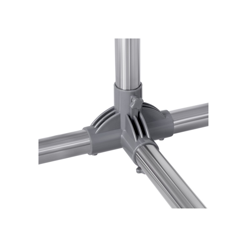 Appendiabiti mobile a piantana LINEA, colore argento