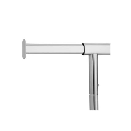 Appendiabiti mobile da terra JEAN 110/150x160x45 cm argento