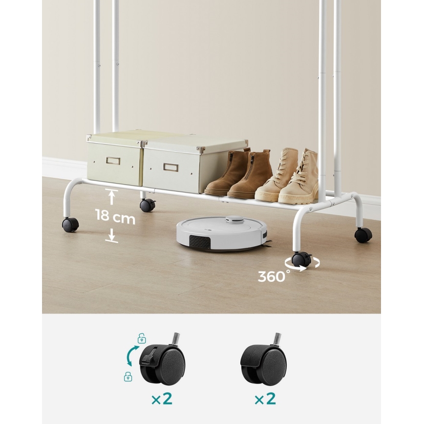 Appendiabiti mobile LINEA bianco