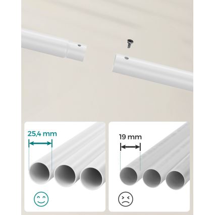 Appendiabiti mobile LINEA bianco