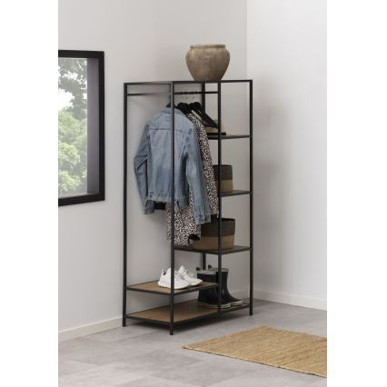 Appendiabiti SARON rovere/nero