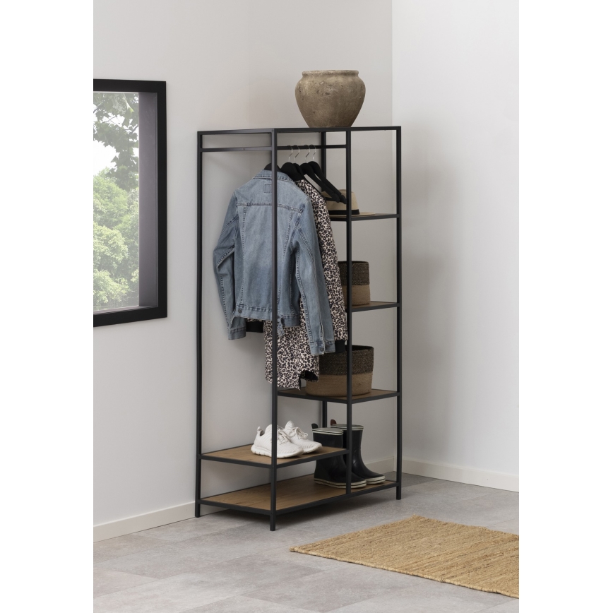 Appendiabiti SARON rovere/nero