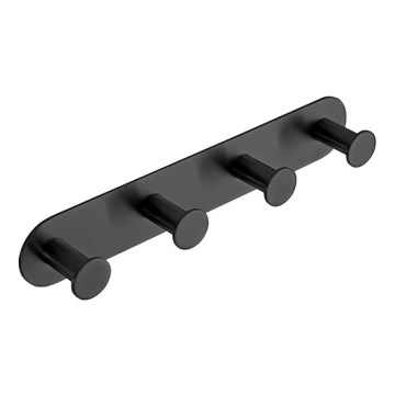 Appendino 25,5x4,5 cm in acciaio inox/nero