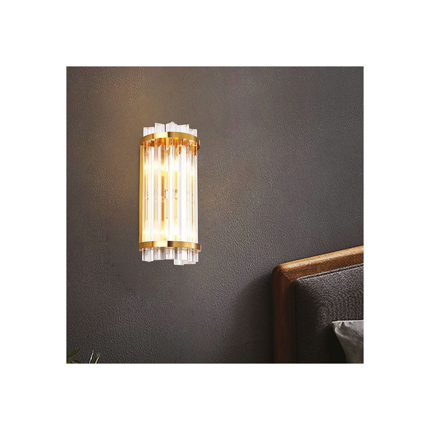 Applique 2xE14/7W/230V oro