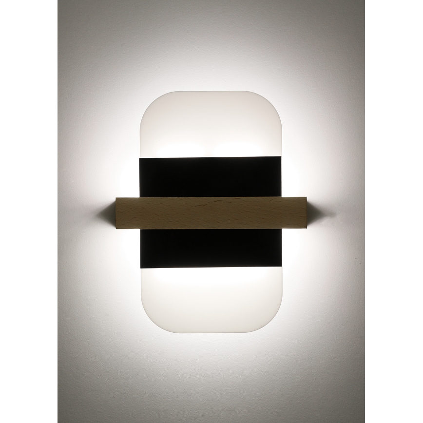 Applique a LED APRIL LED/6W/230V bianco/nero