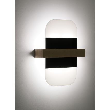 Applique a LED APRIL LED/6W/230V bianco/nero