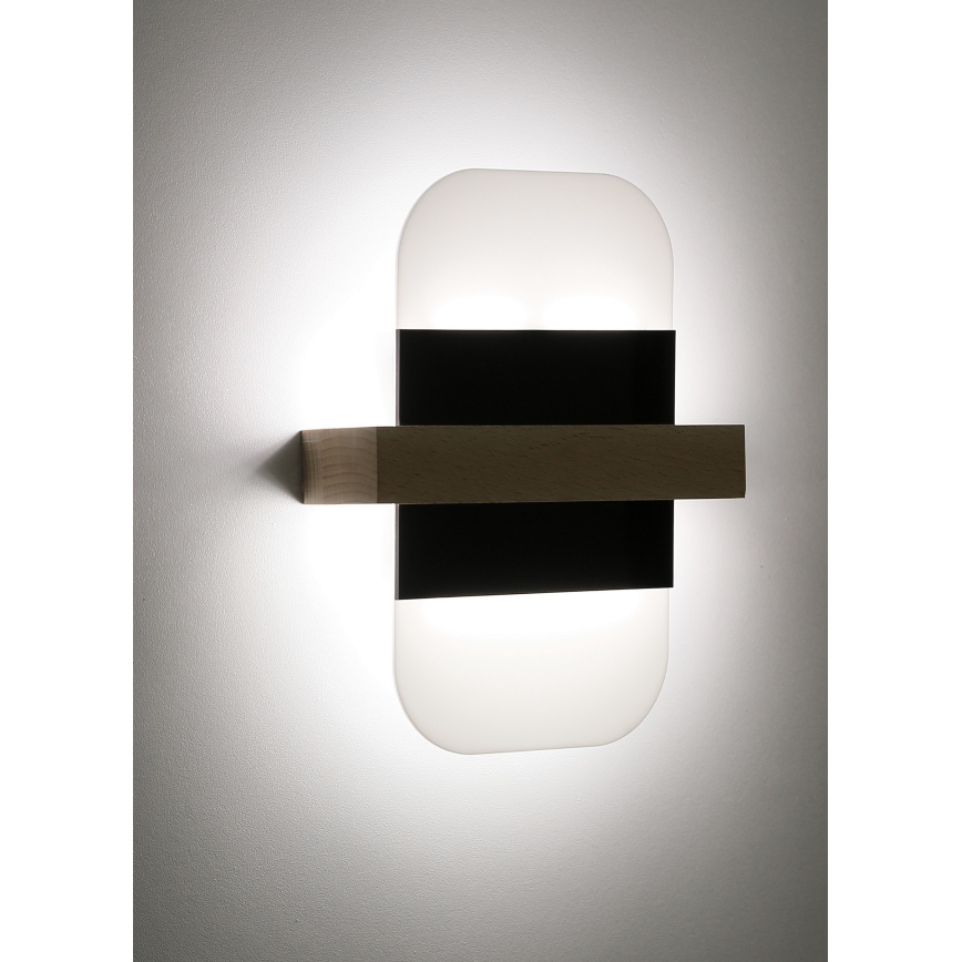 Applique a LED APRIL LED/6W/230V bianco/nero