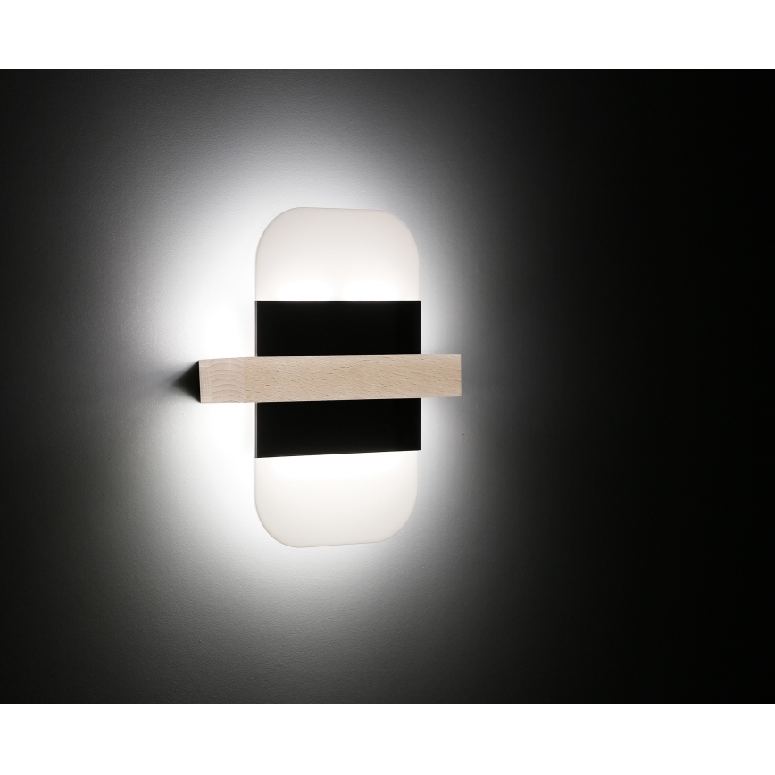 Applique a LED APRIL LED/6W/230V bianco/nero