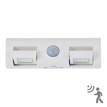 Applique a LED con sensore LED/3xAAA/4,5V