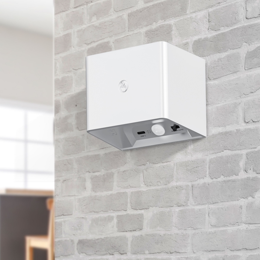 LED Dimmerabile muro touch chiaro con sensore MIRI LED/2,5W/3,7V 3000/4000/6400K 4000 mAh bianco