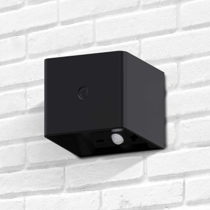 LED Dimmerabile muro touch chiaro con sensore MIRI LED/2,5W/3,7V 3000/4000/6400K 4000 mAh nero