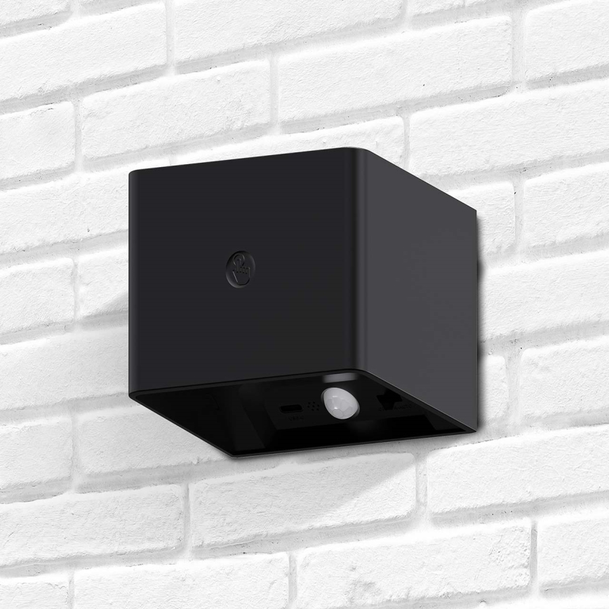LED Dimmerabile muro touch chiaro con sensore MIRI LED/2,5W/3,7V 3000/4000/6400K 4000 mAh nero