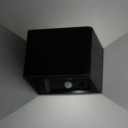 LED Dimmerabile muro touch chiaro con sensore MIRI LED/2,5W/3,7V 3000/4000/6400K 4000 mAh nero