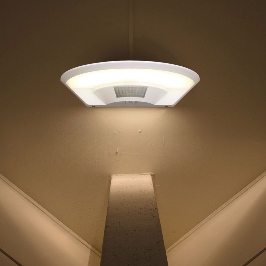 Applique a LED da bagno con sensore SAMSUNG CHIP LED/10W/230V 4000K IP54 bianco