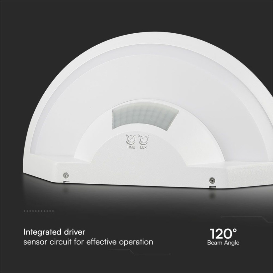 Applique a LED da bagno con sensore SAMSUNG CHIP LED/10W/230V 4000K IP54 bianco