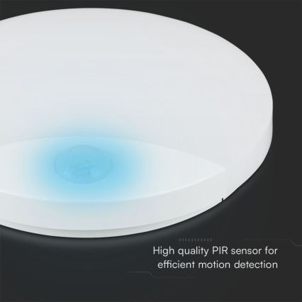 Applique a LED da bagno con sensore SAMSUNG CHIP LED/15W/230V 3000/4000/6000K IP44 bianco