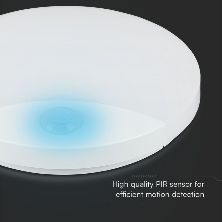 Applique a LED da bagno con sensore SAMSUNG CHIP LED/15W/230V 3000/4000/6000K IP44 bianco