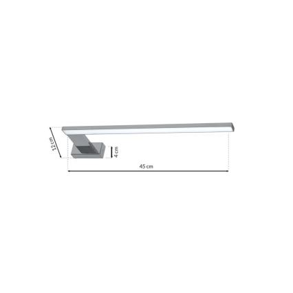 Applique a LED da bagno SHINE 1xLED/11W/230V IP44