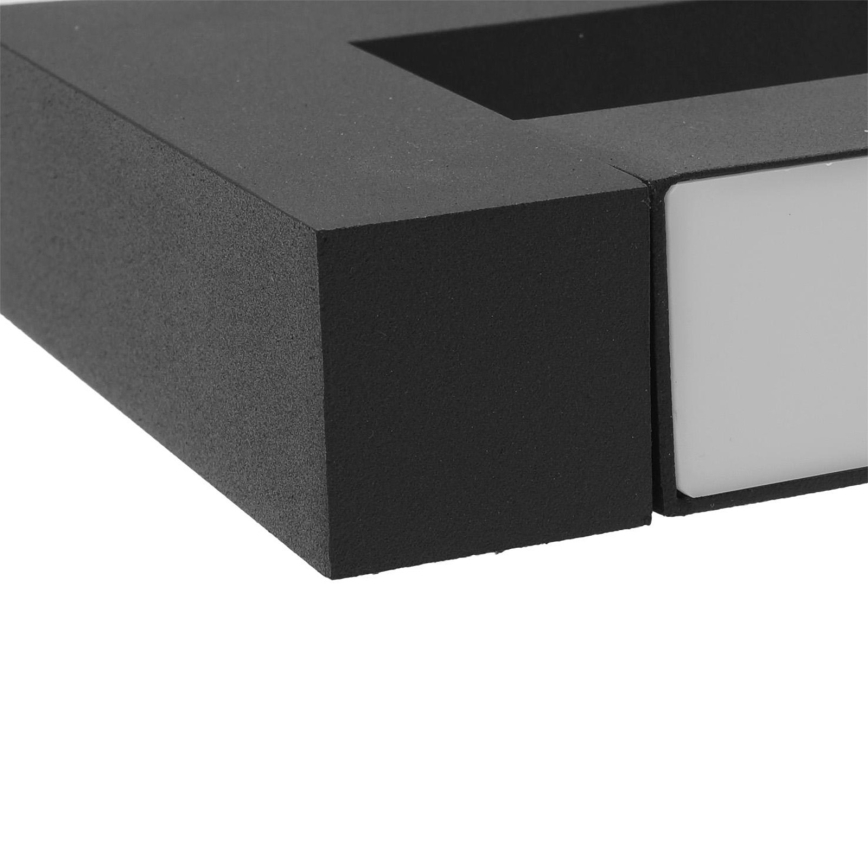 LED Flessibile Applique da esterno 2xLED/16W/230V IP54 90 cm nero