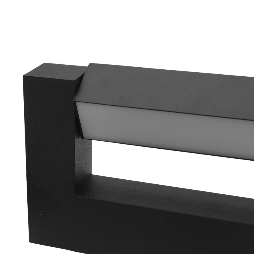 LED Flessibile Applique da esterno 2xLED/4W/230V IP54 30 cm nero