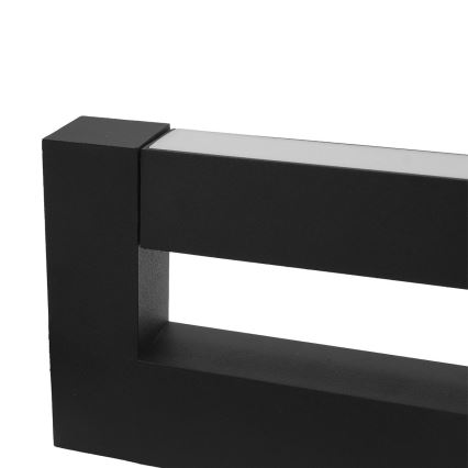 LED Flessibile Applique da esterno 2xLED/4W/230V IP54 30 cm nero