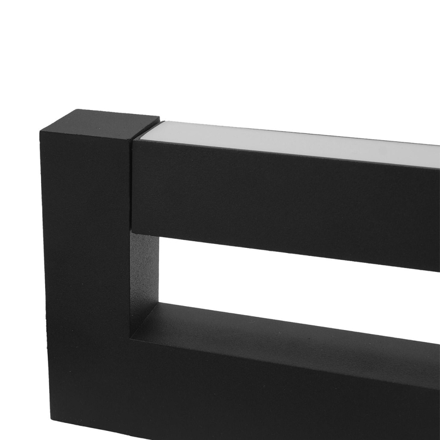 LED Flessibile Applique da esterno 2xLED/4W/230V IP54 30 cm nero