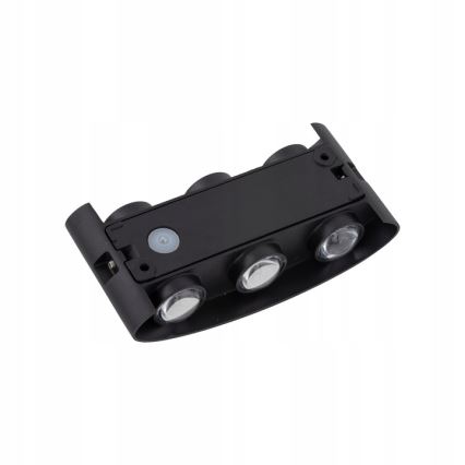Applique a LED da esterno ARROW 6xLED/1W/230V IP54 nero
