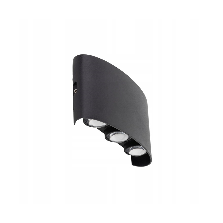 Applique a LED da esterno ARROW 6xLED/1W/230V IP54 nero