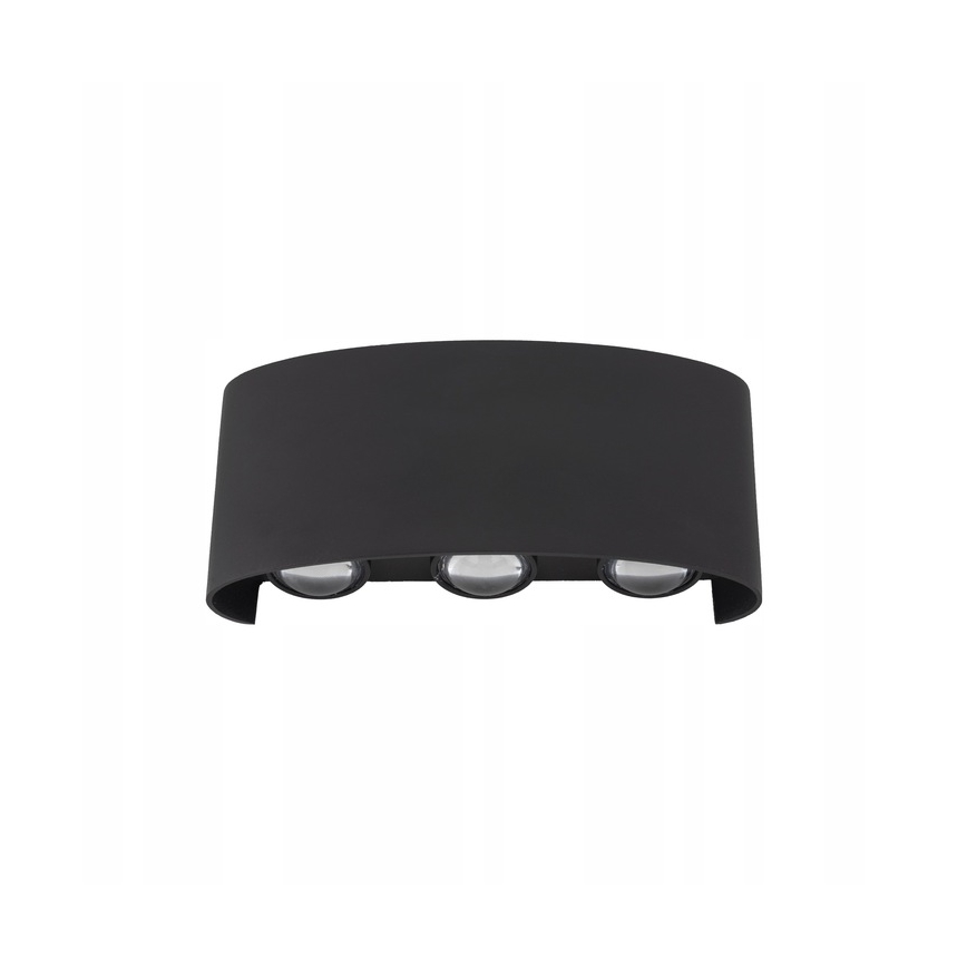 Applique a LED da esterno ARROW 6xLED/1W/230V IP54 nero