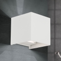 Applique a LED da esterno CUBE 2xLED/3W/230V IP54 bianco