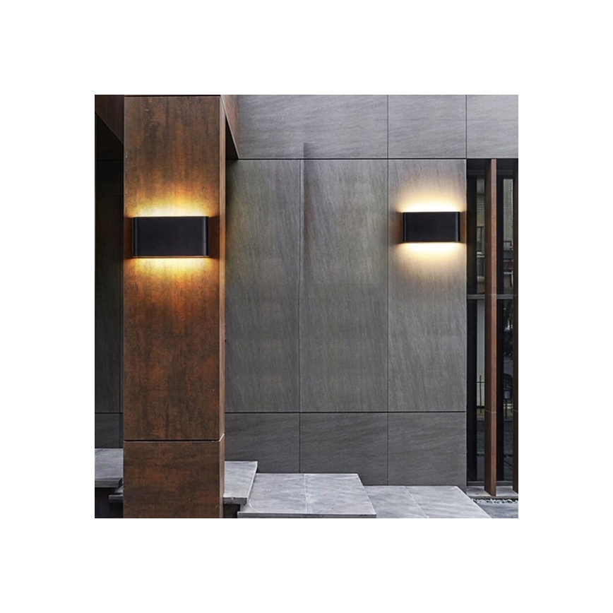Applique a LED da esterno FLOW 2xLED/3W/230V IP54 4000K antracite