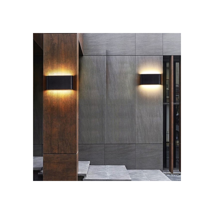 Applique a LED da esterno FLOW 2xLED/6W/230V IP54 3000K antracite