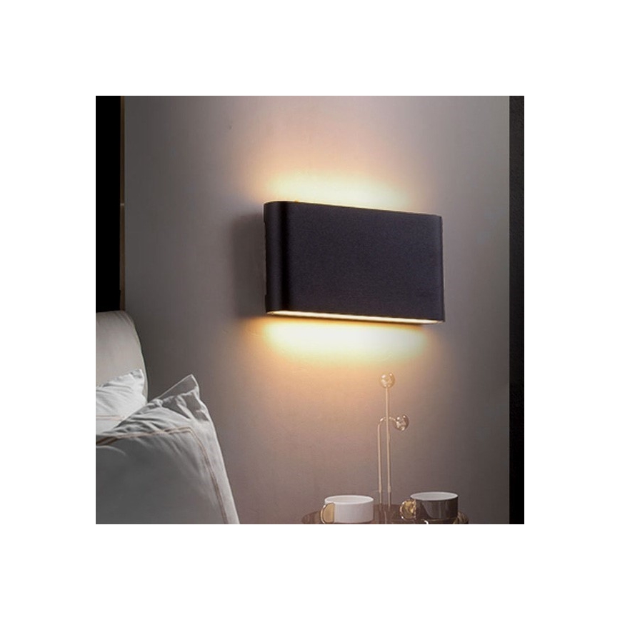 Applique a LED da esterno FLOW 2xLED/6W/230V IP54 3000K antracite