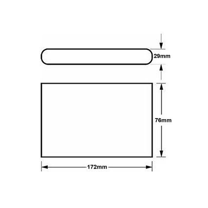 Applique a LED da esterno FLOW LED/6W/230V IP54 nero