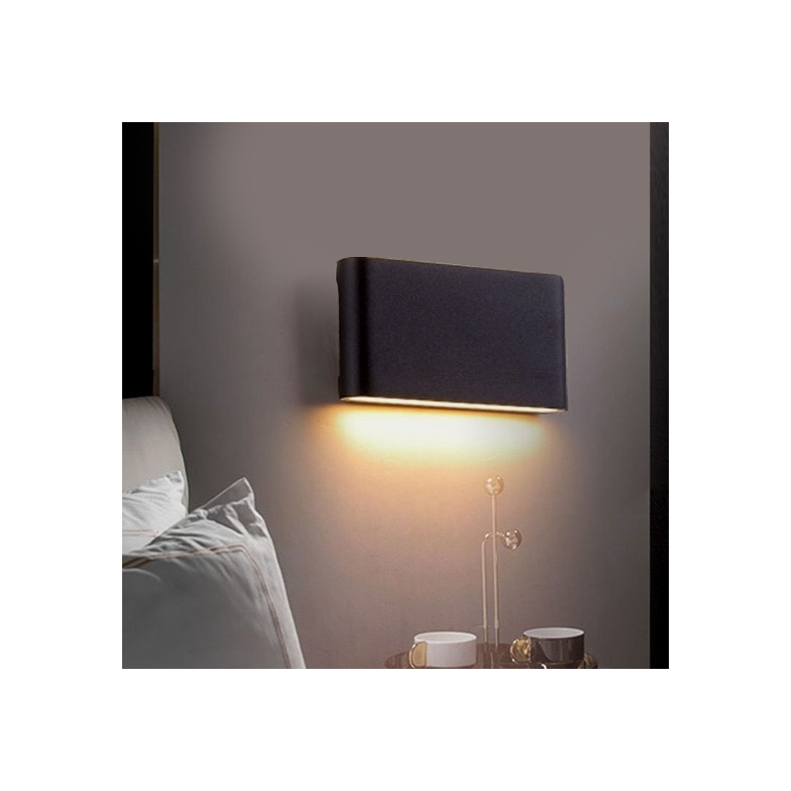 Applique a LED da esterno FLOW LED/9W/230V IP54 4000K nero