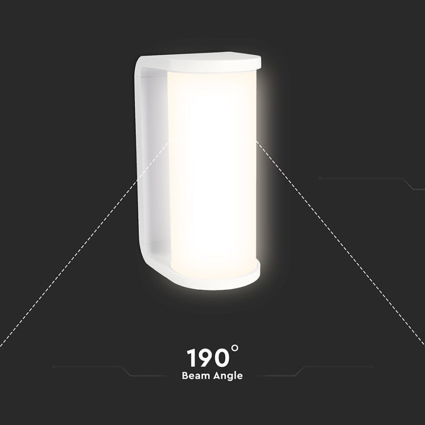 Applique a LED da esterno LED/12W/230V 3000/4200/6500K IP65 bianco