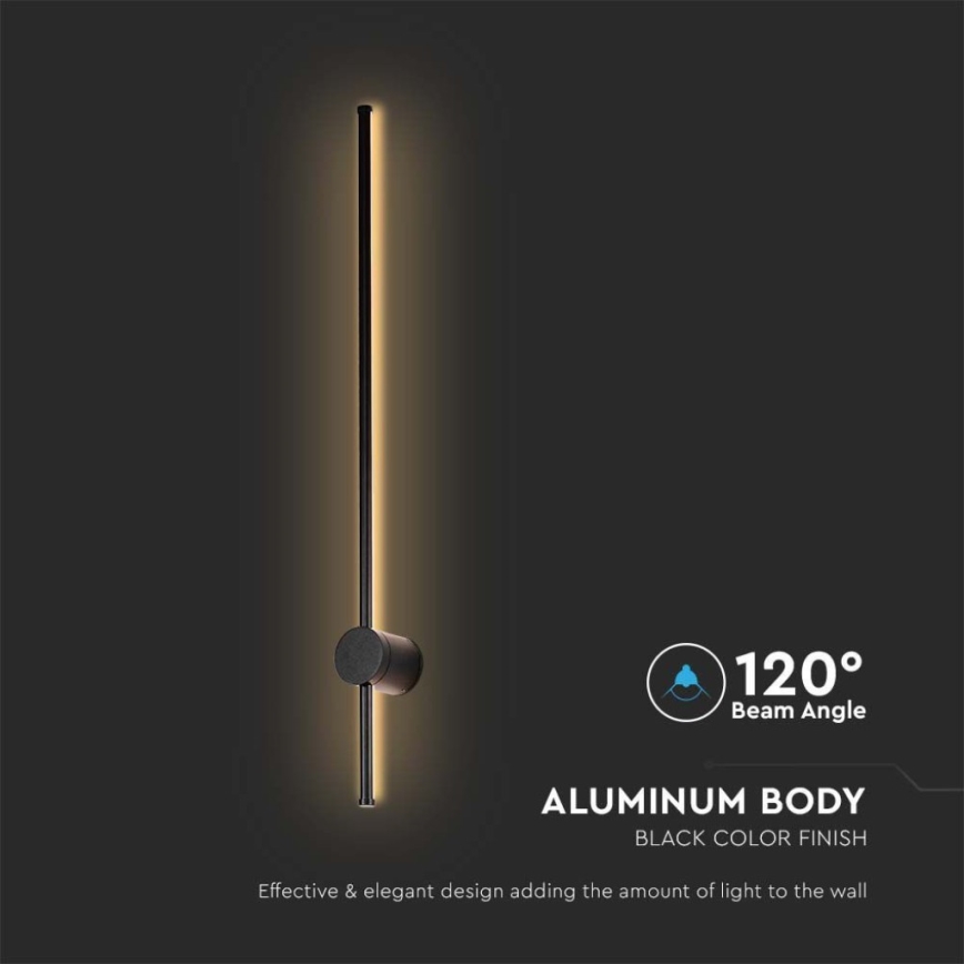 Applique a LED da esterno LED/12W/230V 3000K IP65 nero