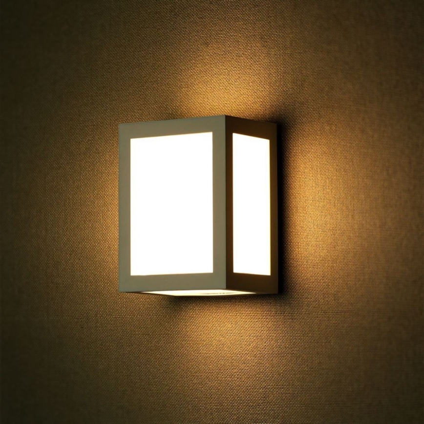 Applique a LED da esterno LED/12W/230V 4000K IP65 grigio