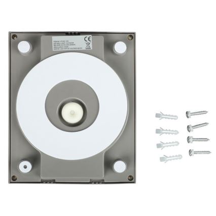 Applique a LED da esterno LED/12W/230V 4000K IP65 grigio